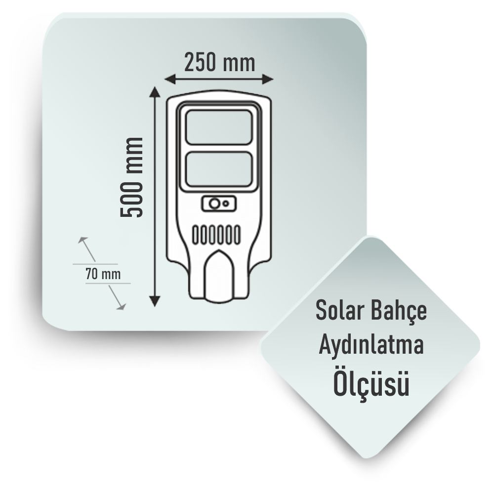 Toptan Cata 40 Watt Fotoselli Sensörlü Solar Led Sokak Aydınlatma CT-4691